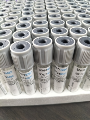 Tube à glucose à capuche grise 2 ml-10 ml pour le prélèvement sanguin médical