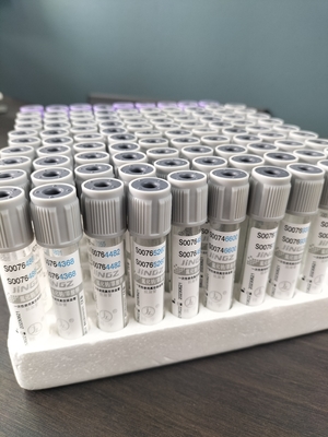 Tube à glucose à capuche grise 2 ml-10 ml pour le prélèvement sanguin médical