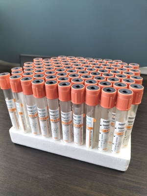 2 ml à 10 ml de tube activateur de caillot pour tube d'essai de prélèvement de sang médical