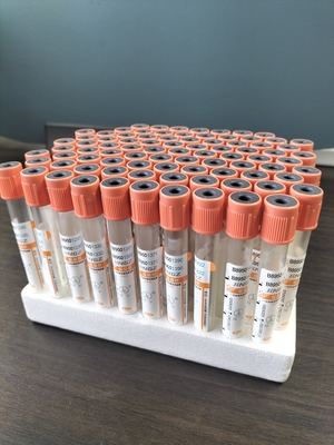 2 ml à 10 ml de tube activateur de caillot pour tube d'essai de prélèvement de sang médical