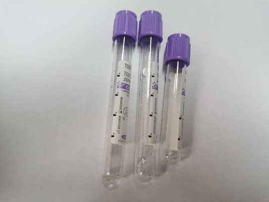Tubes de prélèvement de sang K2 K3 EDTA à usage unique pour un usage médical agréées par la CE à bon prix