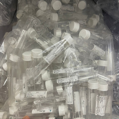 Tubes d'essai à capuche blanche 10 ml 16*100 mm pour le transport d'échantillons en laboratoire
