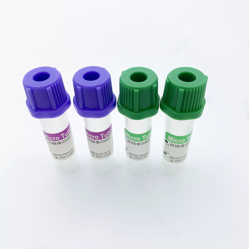 Lavande Petits tubes d' EDTA Micro non sous vide Edta 0,5 ml Pour les tests pédiatriques
