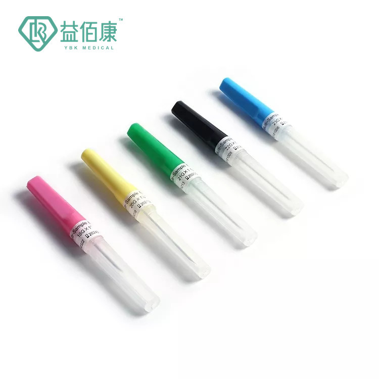 Type de stylo coloré Aiguille de prélèvement sanguin avec pointe en acier inoxydable